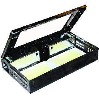 JT Eaton 420CL BK Repeater Low Profile Multi Catch Mouse Trap with Clear Inspection Window, Black Powder Coat Finish, 10 1/4" Length x 6 1/4" Width x 2 7/8" Height (Case of 12)
