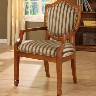 Occasional Stripe Fabric Arm Chair
