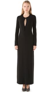 Calvin Klein Collection Long Sleeve Jersey Gown