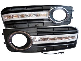 OEM Factory Fitment LED DRL Daytime Running Fog Lights Cover for Audi A4 2009 2012 B8