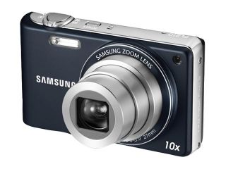 SAMSUNG PL 210 Blue 14.2 MP 10X Optical Zoom 27mm Wide Angle Digital Camera