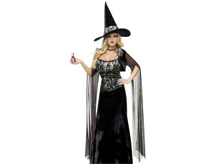 Sexy Womens Gothic Witch Victorian Halloween Costume
