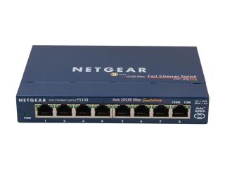 NETGEAR 8 Port 10/100 Business Class Desktop Switch (FS108NA)
