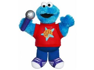 Playskool Sesame Street Lets Rock Singing Cookie Monster Plush Stuffed Animal