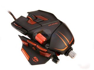 M.M.O. 7 Gaming Mouse Cyborg CCB437130002/04/1 Black 13 Buttons 1 x Wheel USB Wired Laser 6400 dpi