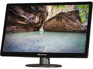 Gateway FHX2303LAbd Black 23" 5ms Widescreen LED Backlight LCD Monitor 200 cd/m2 100,000,000:1 (600:1)
