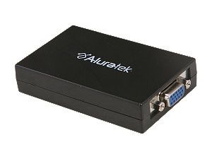 Aluratek AUV200F USB 2.0 Hi Res VGA External Video Card Adapter