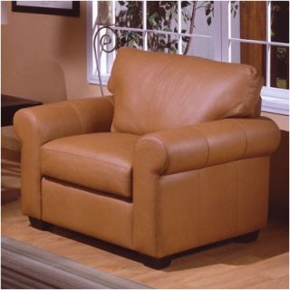 Omnia Furniture West Point Leather Chair POL C
