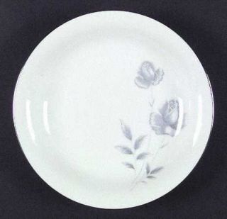 Tirschenreuth Tir200 Coupe Soup Bowl, Fine China Dinnerware   Gray Roses To One