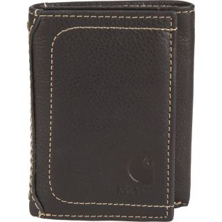 Carhartt Pebble Trifold Wallet, Black, Model 61 2200 30