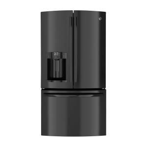 GE 28.6 cu. ft. French Door Refrigerator in Black GFE29HGDBB