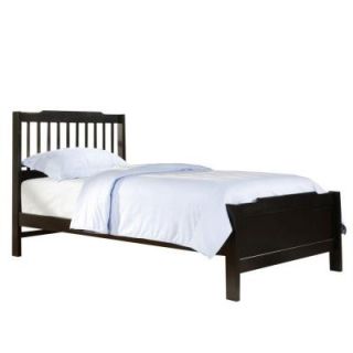 HomeSullivan Mission Style Twin Bed in Black 40B27BKT 1(MTL)[BED]