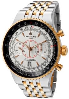 Breitling C2334024/G637  Watches,Mens Navitimer Automatic Mechanical Chrono Light Silver Dial Stainless Steel and 18K Rose Gold, Chronograph Breitling Automatic Watches