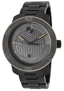 Movado 3600097  Watches,Bold Gray Dial Black Polyurethane, Casual Movado Quartz Watches