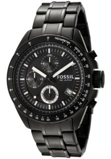 Fossil CH2601  Watches,Mens Decker Chronograph Black Dial Black Ion Plated Stainless Steel, Chronograph Fossil Quartz Watches
