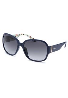 Salvatore Ferragamo SF603S 414 58 17  Eyewear,Womens Fashion Navy Blue Sunglasses, Sunglasses Salvatore Ferragamo Womens Eyewear