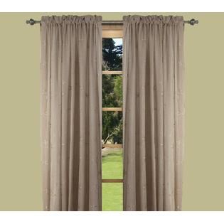 Ricardo Trading  Zurich Embroidered Sheer Panel 52W x 54L Linen