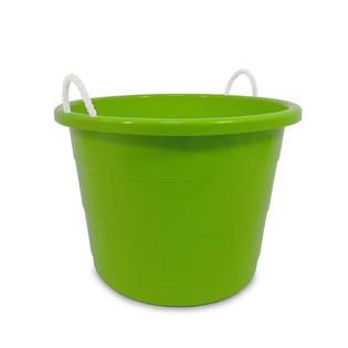 Essential Home  17 gal Tub With Rope Handle   Green