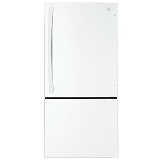 Kenmore Elite  24 cu. ft. Bottom Freezer Refrigerator   White ENERGY