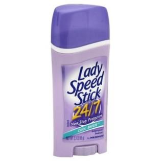Lady Speed Stick  24/7 Antiperspirant/Deodorant, Cool Breeze, 2.3 oz
