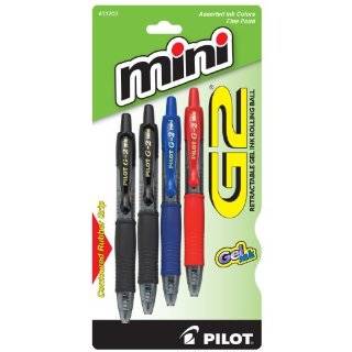   Gel Ink Rolling Ball Pen, Fine Point, 4 Pack, Assorted Colors, 2