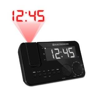  EAAC500US AM / FM Projection Clock Radio with WakeUp Battery 