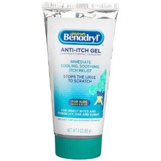  Benadryl Anti Itch Gel For Kids, 3 Ounce Tubes (Pack of 3 