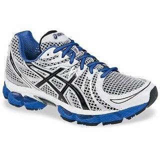 ASICS Mens Gel Nimbus 13 White / Blue Running Shoe