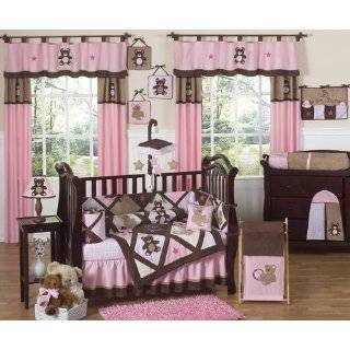 Pink and Chocolate Teddy Bear Girls Baby and Kids Wall Border by JoJo 