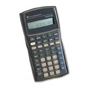 TEXAS INSTRUMENTS BA 2 PLUS Calculator, Financial, NFV,MIRRModified 