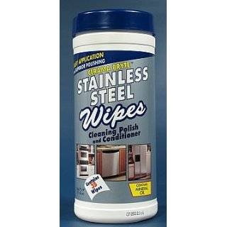Cerama Bryte Stainless Steel Cleaning Polish & Conditioner Wipes   35 