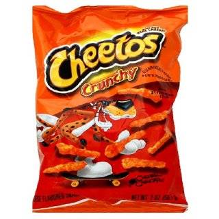 Cheetos Cheese Snacks, Crunchy, 2 Ounce Large Single Serve Bags (Pack 
