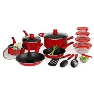  Red Chef Du Jour 7pc Cookware Set