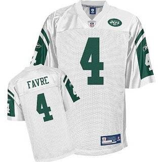 Brett Favre New York Jets White NFL Replica Jersey  Sports 