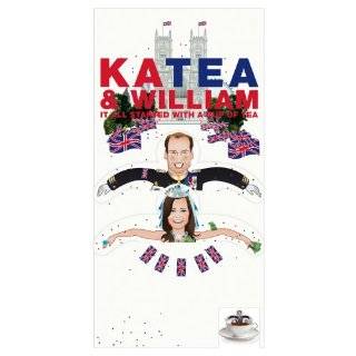 Prince William & Kate KaTea Royaltea Royalty Tea Bags Gift / Royal 