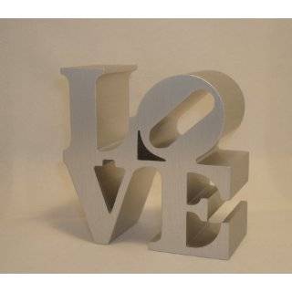 Robert Indiana, Love, Sculpture Paperweight, Gold