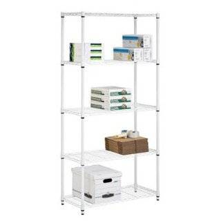 Honey can do SHF 01573 5 Tier Adjustable Shelving System, 14 Inch by 