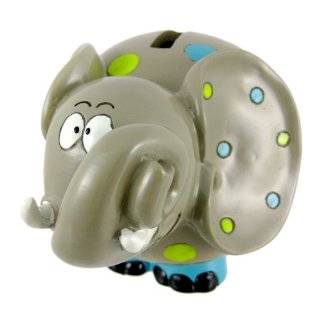 Adorable Polka Dot Elephant Money Bank Piggy