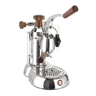   PSW 16 Stradavari 16 Cup Espresso Machine, Chrome with Wood Handles