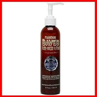 Famous Daves Fair Skin and Face Self Tanner 8 fl oz. Professional 