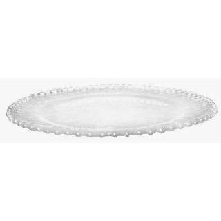  Clear Glass 10 1/2 Inch Diameter Dinner / Luncheon Plate, Set of 6