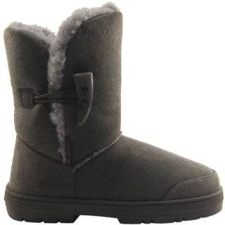  Womens Fur Lined Twin Bobble Winter Snow Boots Shoes