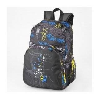 Eastsport Fuel Graffiti Sketch Core Backpack Sport School Travel Black 