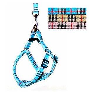 com HOWS YOUR DOG Oxford Easy Step in Nova Plaid Padded Dog Harness 