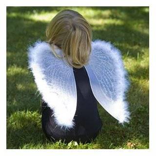 Velvet Angel Wings and Halo   White   One Size Velvet Angel Wings and 