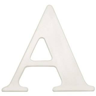  My Baby Sam Wall Hanger Letter N, Solid White Baby