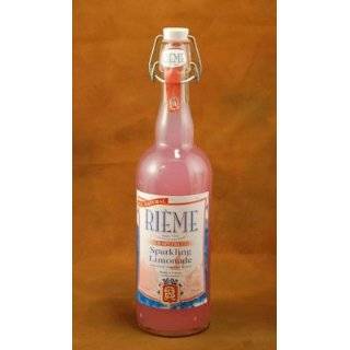 French Sparkling Pink Lemonade   4 Glass Bottles  Grocery 