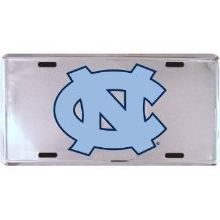   of North Carolina Diamond Cut NCAA Tin License Plate Automotive