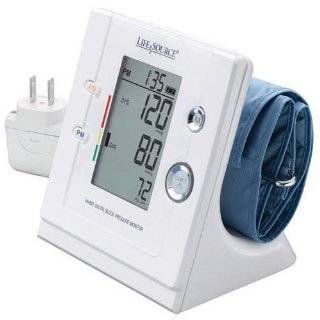 LifeSource UA 853LAC Premium Digital Blood Pressure Monitor with Large 