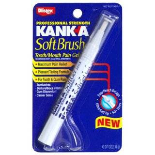 Blistex Kanka Soft Brush Tooth / Mouth Pain Gel, Professional Strength 